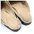 Chanel Sandali Mule da donna in agnello oro metallizzato con logo CC e catena - vista 7
