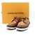 Louis Vuitton Mocassini Sneakers da Uomo con Logo Monogramma Marrone - vista 7