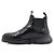 Dior Black Oblique Leather Combat Men's Chelsea Boots - view 4
