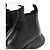 Dior Black Oblique Leather Combat Men's Chelsea Boots - view 5