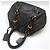 Prada Borsa a tracolla in pelle nera con logo dorato Nero - vista 4