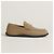 Hermès Mocassino Lazy in pelle di vitello scamosciata Beige Sabbia Marrone - vista 4