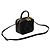 Gucci Sac Blondie à poignée supérieure rond en cuir noir avec anses entrelacées - vue 3