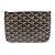 Clutch Sena PM in tela Goyardine nera Nero