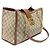 Gucci Borsa a tracolla GG Medium in pelle e tela marrone - vista 2