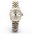 Rolex Orologio Datejust Ultimo Modello Donna Combinazione Indice Argento Certificato - vista 16