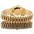 Rolex Datejust Original Diamond Medium Damenuhr aus Gold mit olivgrünem Blumenmotiv - Ansicht 23