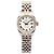 Rolex Orologio Datejust da donna con quadrante bianco, numeri romani e combinazione rosa