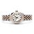 Rolex Orologio Datejust da donna con quadrante bianco, numeri romani e combinazione rosa - vista 17