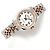 Rolex Orologio Datejust da donna con quadrante bianco, numeri romani e combinazione rosa - vista 21