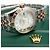 Rolex Orologio Datejust da donna con quadrante bianco, numeri romani e combinazione rosa - vista 24