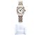 Rolex Orologio Datejust da donna con quadrante bianco, numeri romani e combinazione rosa - vista 3