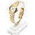 Cartier Vintage Cougar Figaro Small Damenuhr in Gold mit Quarz - Ansicht 4
