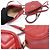 Gucci Mini crossbody Red Matelassé Chevron GG Marmont Rosso - vista 6