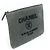 Chanel Clutch Double New Medium in Denim Grigio con paillettes Serie Marrone - vista 2
