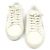 Saint Laurent Sneakers low top classiche in cotone bianco crema