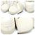 Saint Laurent Sneakers low top classiche in cotone bianco crema - vista 6