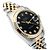 Rolex Datejust Men's Combination Watch Black Dial After Setting Ten Points - Ansicht 11