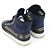 Chanel Sneakers high-top da donna blu navy con logo CC e perle - vista 4