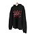 Maison Martin Margiela Oversized-Kapuzenpullover für Herren mit Taping Number Logo Schwarz Rot
