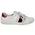 Gucci Sneakers basse Ace Banding da uomo Bianco Rosso - vista 2