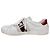Gucci Sneakers basse Ace Banding da uomo Bianco Rosso - vista 4