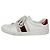 Gucci Sneakers basse Ace Banding da uomo Bianco Rosso - vista 6
