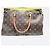 Louis Vuitton Tracolla per borsa tote Pallas MM Marrone - vista 3