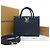Louis Vuitton Borsa a tracolla Lockandgo Lockme Tote in pelle di vitello granulata nera Nero