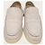 Loro Piana Mocassin de travail d'été en daim beige classique - vue 6