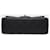 Chanel Mini borsa flap classica in agnello nero e argento - vista 6