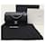 Chanel Mini borsa flap classica in agnello nero e argento - vista 7