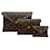 Louis Vuitton Pochette Monogram Kirigami Marrone - vista 2