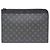 Louis Vuitton Pochette Jour GM Graphite Marrone - vista 4