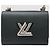 Louis Vuitton Borsa a tracolla Twist PM Nera Nero - vista 2