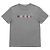 Moncler T-shirt pour homme en gris chiné Marron