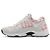 Chanel Sneaker da donna in tweed rosa e scamosciato con logo CC della stagione - vista 4