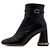 Roger Vivier Botas de cuero negro para mujer