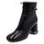 Roger Vivier Botas de cuero negro para mujer - vista 2