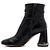 Roger Vivier Botas de cuero negro para mujer - vista 4