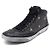 Jimmy Choo Sneakers high-top in pelle di vitello nera con multi-borchie - vista 2