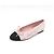 Chanel Ballerine in tweed rosa - vista 2