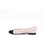 Chanel Ballerine in tweed rosa - vista 4