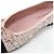 Chanel Ballerine in tweed rosa - vista 8