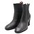 Thom Browne Stivaletti Chelsea da donna in pelle nera con dettagli wingtip Nero - vista 3