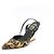 Fendi FENDACE Jacquard Slingback Pumps Damenschuhe Schwarz - Ansicht 2