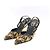 Fendi FENDACE Jacquard Slingback Pumps Damenschuhe Schwarz - Ansicht 3
