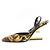 Fendi FENDACE Jacquard Slingback Pumps Damenschuhe Schwarz - Ansicht 4