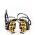 Fendi FENDACE Jacquard Slingback Pumps Damenschuhe Schwarz - Ansicht 5