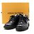 Louis Vuitton Scarpe Derby Abbey da uomo nere con monogramma Nero - vista 8
